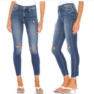 Mother High Waisted Ankle Fray